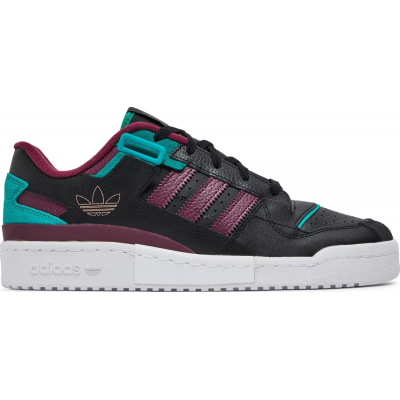 Adidas Forum Exhibit Low Black Victory Crimson